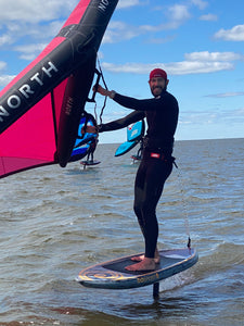 FOIL BOARD BOING Down Wind/light wind! BRUSHED CARBON NEW 2024