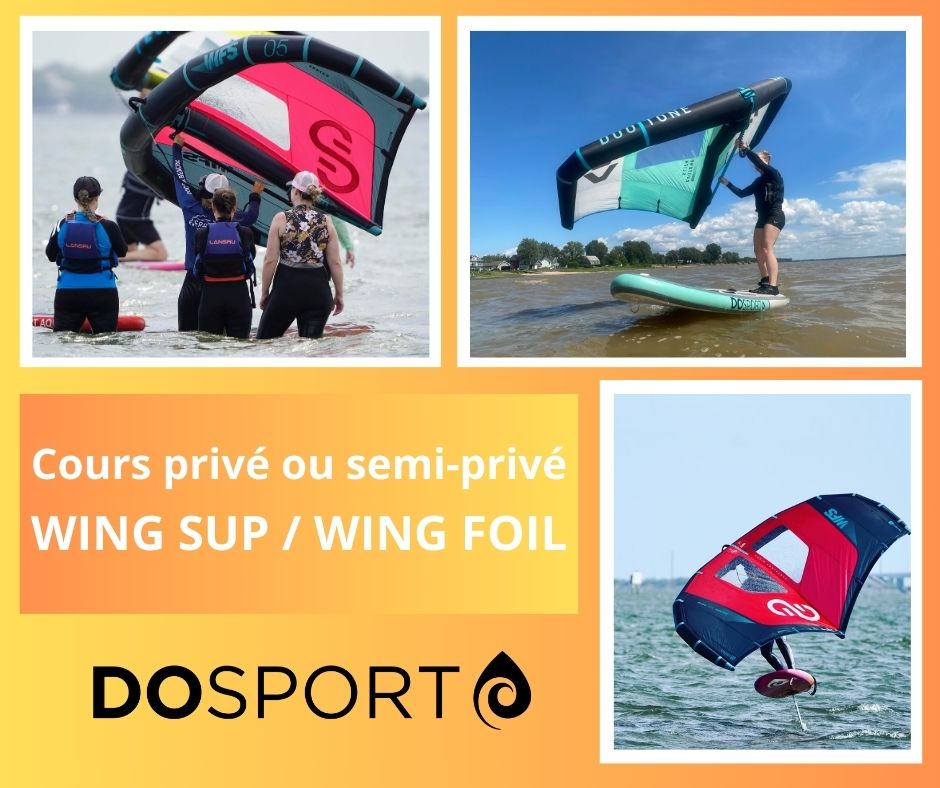 COURS WING FOIL et WING SUP été privé/semi-privé